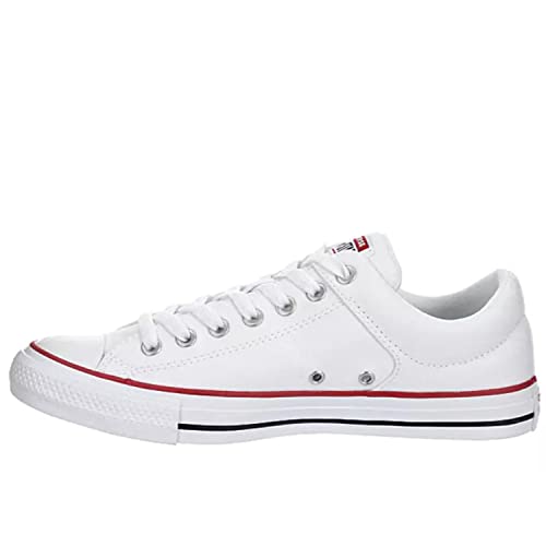 Converse Unisex Chuck Taylor All Star High Street Low Design Lace Up Style Sneaker - White/Garnet/Navy 154