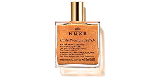 NUXE Aceite seco iluminante nutritivo para la cara del cuerpo del...