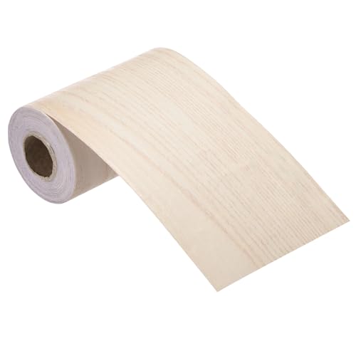 Image of MECCANIXITY Wood Grain Repair Tape, 4 Inch x 33 Feet Self Adhesive Wood Grain Tape Multi-Purpose Wallpaper Border Trim for Furniture Floors Windows Doors Tables Home DIY Projects, Maple