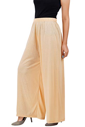 Image of Buy That Trendz Palazzo Pants for Women Cotton Rayon Elasticated Casual Regular Fit M to 6XL