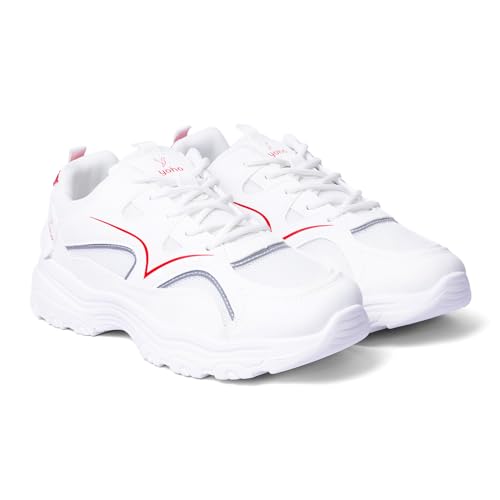 Image of YOHO Tempo Chunky Sneakers for Women | Stylish, Lightweight, Casual, Shock Aborbing Sports Shoes for Woman /Girls | Walking, Running, Gym & Everyday Use -0900