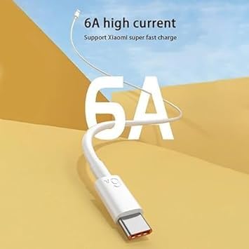 Image of Original 65W / Super Fast Charging Cable Type-C Support for Supercharge /SUPERFLASH /Flash /Flash /Rapid for Real-ME 7,X7,X7MAX,X7PRO,X3,X50PRO,8PRO,GT Master EDIITION,GT (AA90)