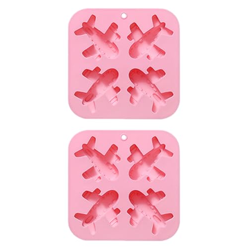 Molde para Cubos de Hielo en Silicona Avión miniatura 1