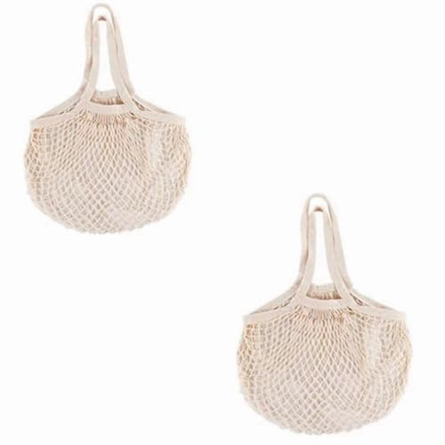 ZHQZZPH 2 Pack Reusable Produce Bags | Mesh Net Washable