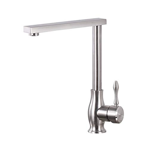 Mitigeur de cuisine en acier inoxydable 304 au design épuré et durable
