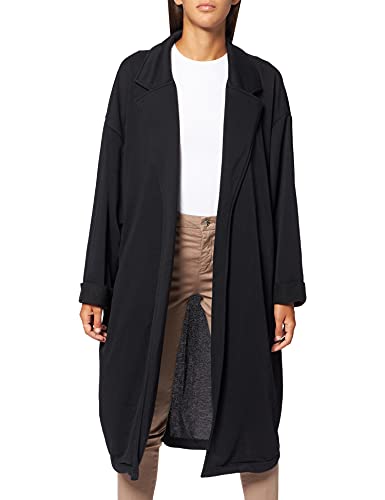 Urban Classics Damen Jacke Ladies Modal Terry Oversized Coat Black M/L