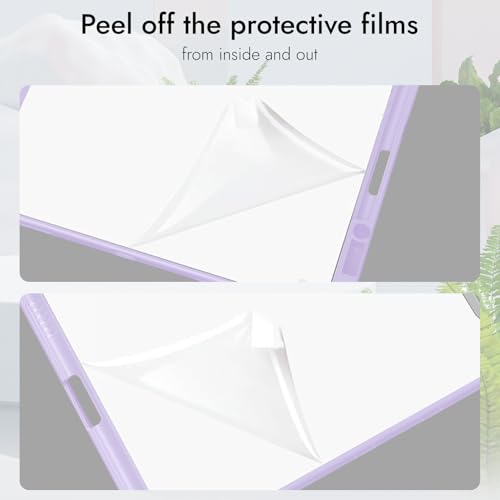 Image of Robustrion Cover for iPad 9th Generation with Pencil Holder / 8th / 7th Generation 10.2 inch Hybrid Flip Stand Cover Case - Marble Lilac