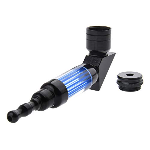 The Khan Outdoor & Lifestyle Company Petite Pipe à Tabac en métal et Acrylique, démontable, Couleur: Noir, Mod. 8072