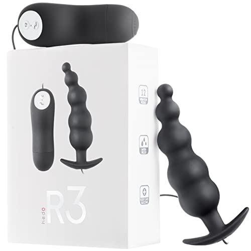 HEDO R3 | Plug anale vibrante | Vibratore anale ideale per i preliminari | Silicone medico privo di PVC e ftalati | Dilatatore anale | Massaggio prostatico | Stimolatore della prostata