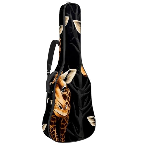 Grand sac pour guitare acoustique imperméable 42.9 pouces multicolore