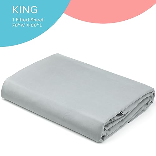 Comfort Spaces Coolmax Moisture Wicking Fitted Sheet ONLY Super Soft, Fade Resistant - Image 2