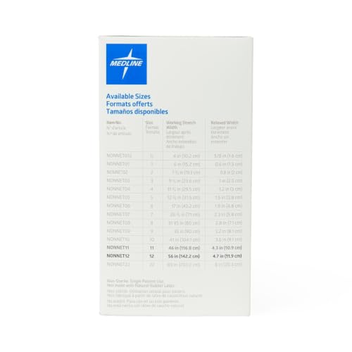 Image of Medline Stretch Tubular Elastic Dressing Retention Net, Size 11, ( inch x 25 yds), Ideal for Wound Care, Single Pack