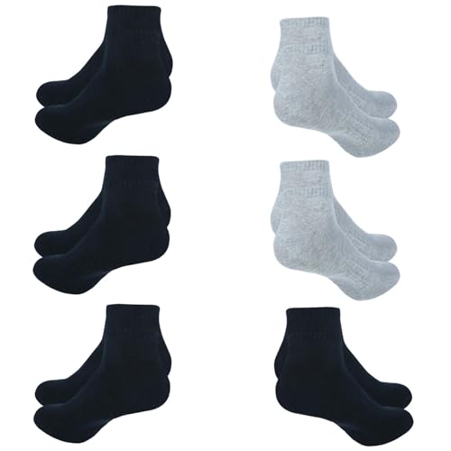 Image of Ankle Socks for Men|Sneaker Socks Breathable Socks for Loafers|Athletic Running Socks Gym Everyday Sock|6 Pairs