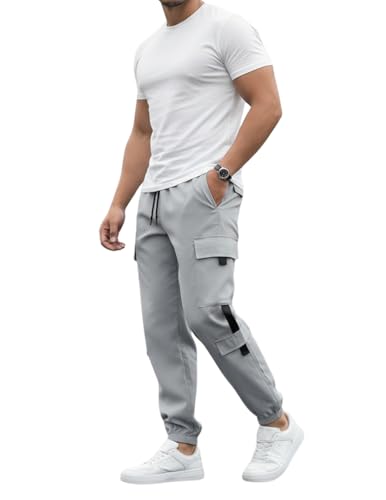 Image of Mack Jonney Men's Solid Joggers | Solid Design | Regular Fit | Casual & Athleisure Wear |Pack of 1-MMJ-79