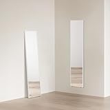 日本製鏡面フィルム採用 割れない軽量鏡 全身鏡 姿見鏡 壁掛け 30X150CM フィルムミラー 防災 地震対策 立て掛け 全身見 ダンスミラー フィットネス アルミ合金フレーム 安全 おしゃれ スタイリッシュミラー 銀/シルバー C1030150S