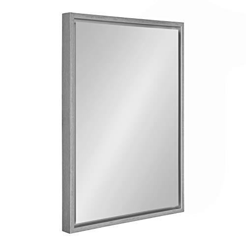 Kate and Laurel Evans Modern Framed Floating Wall Mirror, 18