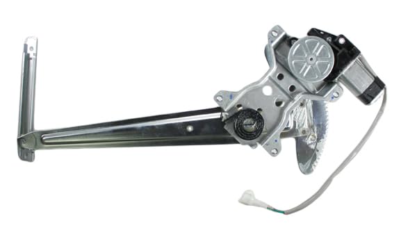 Image of TRQ Right Power Window Regulator & Motor Assembly Passenger Side Compatible with 1990-1991 Toyota 4Runner 1989-1995 Pickup