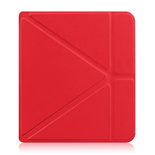 Tasch HYMY Hülle für Kobo Libra 2 hülle - Flip Case Cover Schutzhülle Kobo Libra 2-Red - Image 8