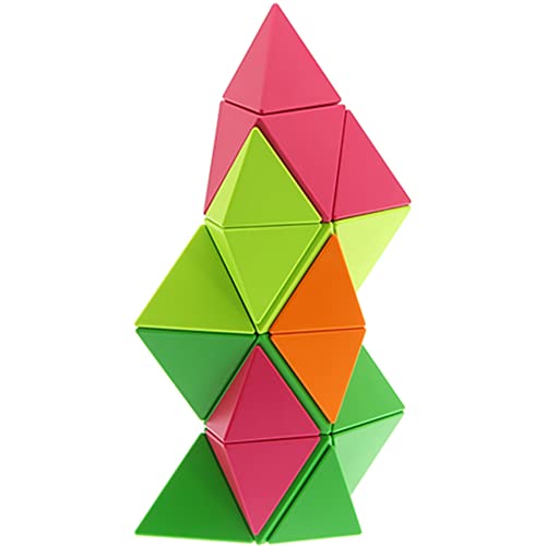 Trido Jungle Magnetic Art 3D Shapes 24-Piece Set, Beyond Standard Building Blocks, All Sides Connect Infinite Creation And Made Of Non-Toxic, Magnetic Building Tiles Blocks For Age 3 Plus #TOP1