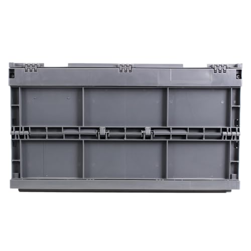 Caisse pliable robuste de rangement à couvercle emboîtable 60cm - 4
