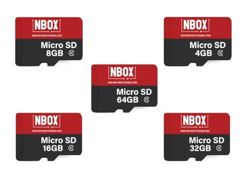 Image of NBOX Micro SD Memory Card, 64GB, Class 10
