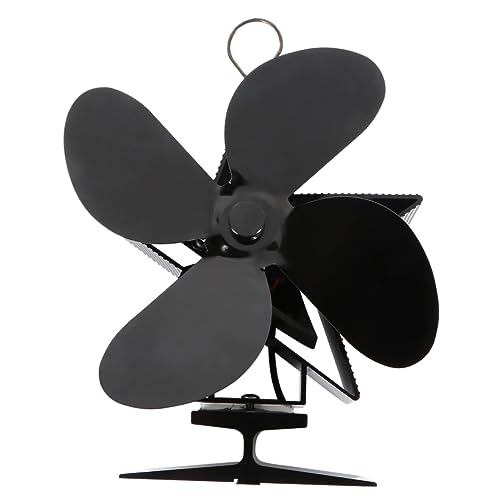 PRETYZOOM Fireplace Blower Fan Kit Heat Powered Fan for Stove