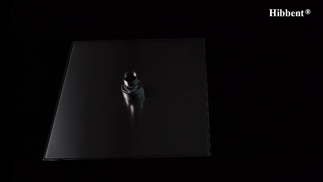 Hibbent cUCPC Certified Thickness Metal Shower Head, 12'' High Pressure Shower Heads, Square Large Bathroom Rainfall Shower Head with Adjustable Brass Ball Joint, Waterfall Full Body Coverage, Chrome