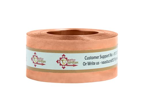 Image of Copper Strip | 1 INCH | Pack of 1 | Remedy for Vastu Strip | Width-25mm, Thickness-0.2mm, Length-100 Feet Approx.