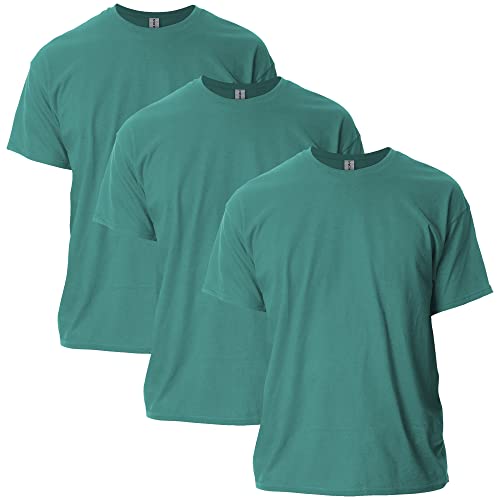 Image of Gildan Adult Ultra Cotton T-Shirt, Style G2000, Multipack, Jade Dome, Small