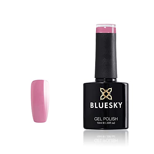 Vernis à ongles gel Bluesky, Lolita DC37, rose, durable, résistant aux puces, 10 ml (nécessite du séchage sous lampe à LED UV)