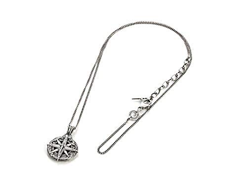  Cesare Paciotti Collana Uomo Gioielli Silver Compass Trendy cod. JPCL1791V