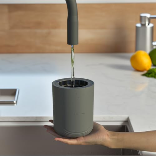 Molde de cubitos de hielo mini de silicona gris con vaso cilindro miniatura 3