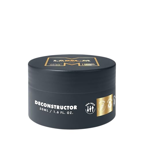Deconstructor Ideal for Short Styles, Lanolin & Beeswax Blend, Medium Hold, Enviroshield Heat/UV Protection, Deconstructed Texture, Separation, Workable Styler, 50 mL
