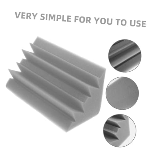 Totority 10pcs Soundproofing Pad Acoustical Wall Panels Sound Absorbing para Home Studio miniatura 5
