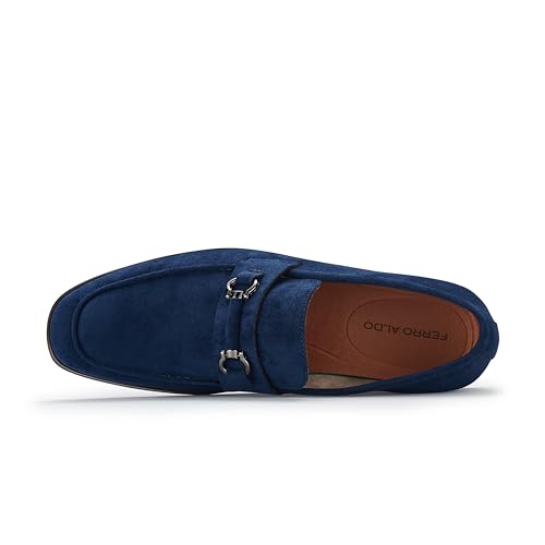 Image of Ferro Aldo Men's Premium Moc Toe Loafers | Casual & Dress Styles with Tassels & Horsebit Buckles