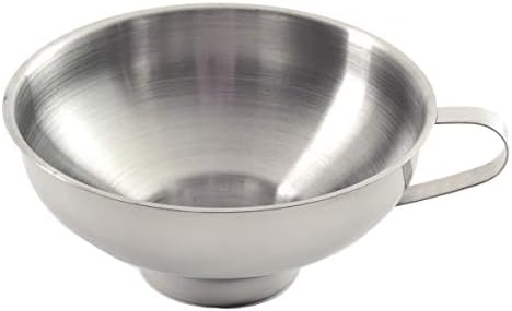 Norpro Stainless Steel Wide-Mouth Funnel w/ Handle, Silver (1 EA)