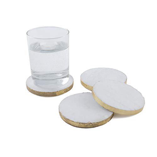 Thirstystone Marble Coasters, 4" x 4" x 1.5", round, 4" x 4" x 1.72" - Image 4