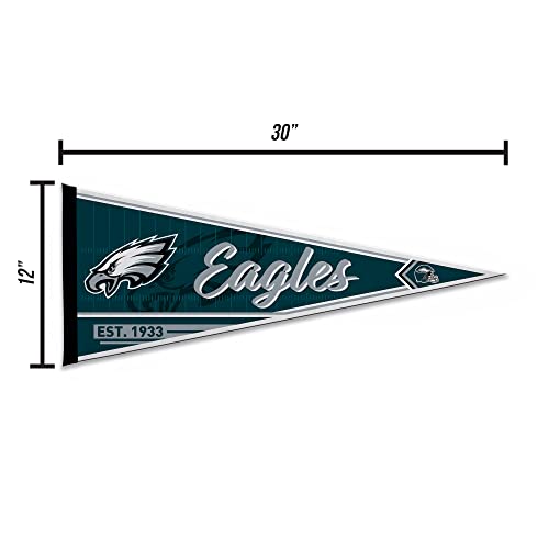 Image of Rico Industries NFL Football Classic 12 inch x 30 inch Felt Wall Decor Pennant - Great for Home /Bed Room /Man Cave Decor