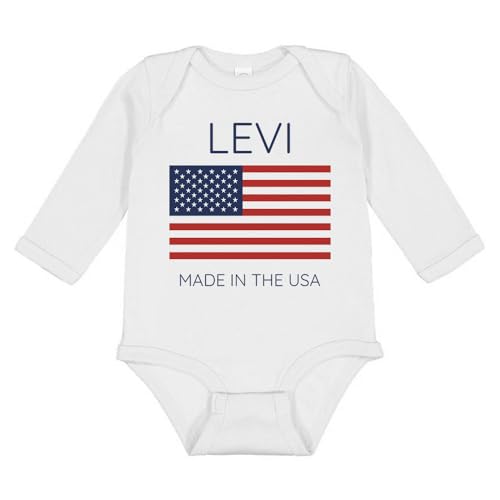 TATY Kids Levi Made In The USA Long Sleeve Baby Infant Bodysuit