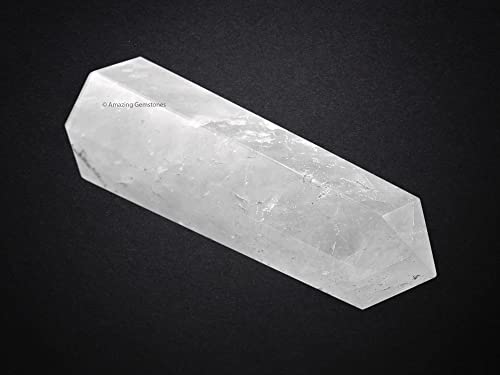 Image of Amazing Gemstone Large Clear Quartz Crystal Towers ~ Natural Healing Crystal Point Obelisk for Reiki Healing and Crystal Grid (5.5 to 6 INCH)
