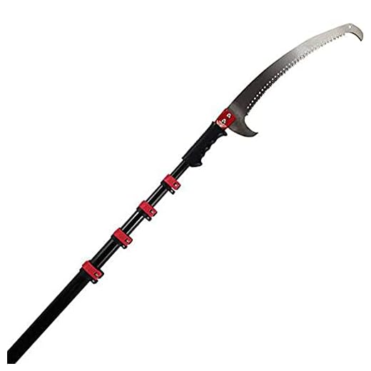 Way bocke 18/24 ft Telescopic Pole Saw, Telescopic Tree Pruner Pole Use on Pole or by Hand, Long Extension Pole Saw for Pruning and Trimming Branches and Leaves,7.2m/24ft