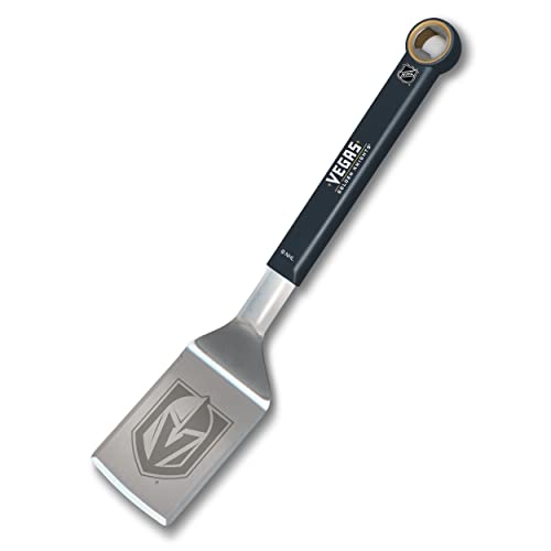 Spatule de barbecue NHL Vegas Golden Knights en acier avec décapsuleur de manche