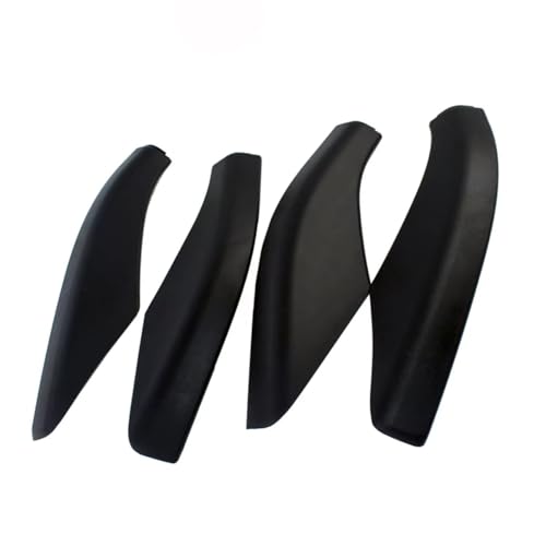 4 Caches Embouts de Barres de Toit en ABS Noir Résistant pour Land Rover Freelander 2006-2014