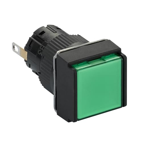 Luz indicadora verde XB6ECV3BF con LED de 24V de alta visibilidad