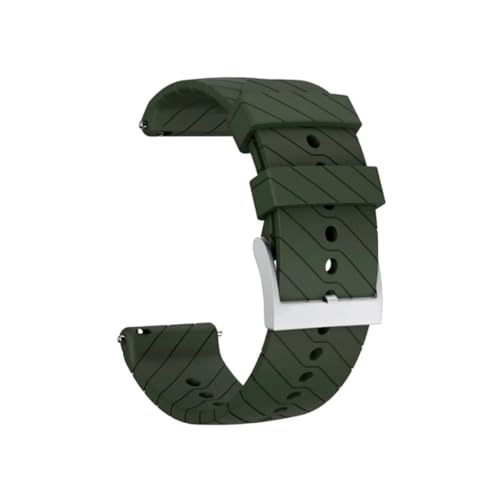 24mm�_��V���J�Q���x���g�ɓK������Suunto 7/9 Baro/Spartan Sport(Army green2)
