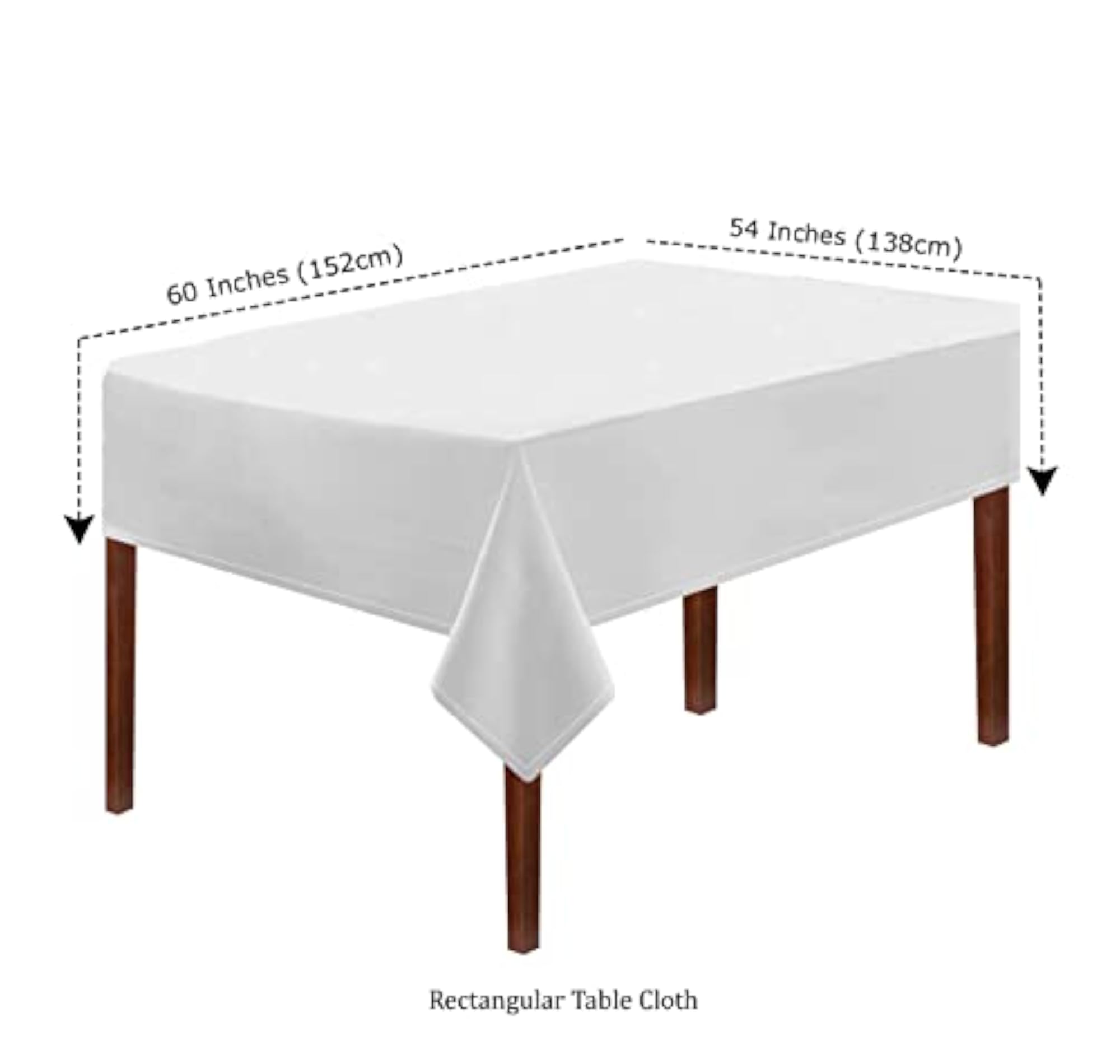 Cotton Woven Table Cloth, Orange & Yellow Stripe, 4 Seater
