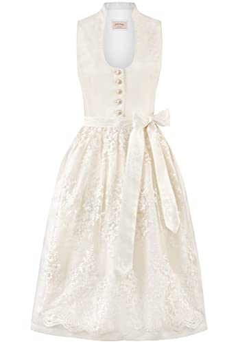 Stockerpoint Damen Danice Midi Dirndl, Ivory, 38