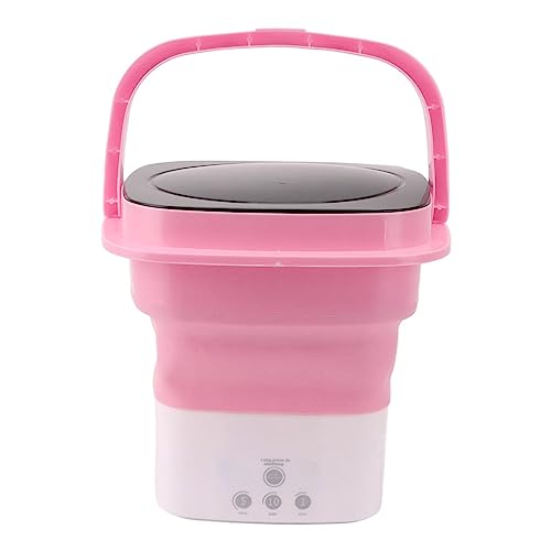 VINGVO Portable Mini Washing Machine, Large Capacity Foldable Energy Saving Mini Washing Machine with Drain Pipe for Apartment (US Plug)