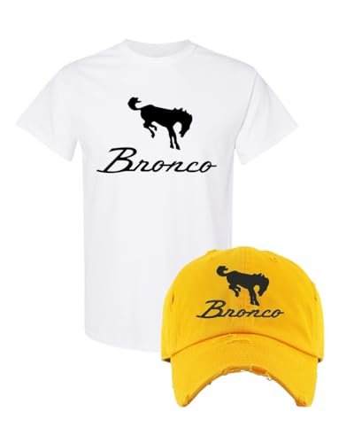 Image of Bronco Dad Hat Vintage Car Lover Embroidered Adjustable Cap