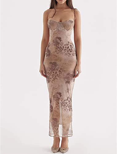 Vintage Satin Maxi Dress Elegant Cutout Backless Spaghetti Strap Bodycon Club Cocktail Dresses Y2K Party Slip Long Dress For Women 2023 Sexy #TOP1